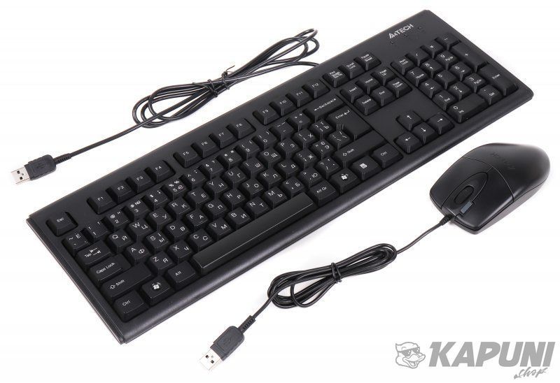 Комплект KM-720+OP-620D, USB A4Tech KM-72620D (Black) KM-72620D (Black) фото