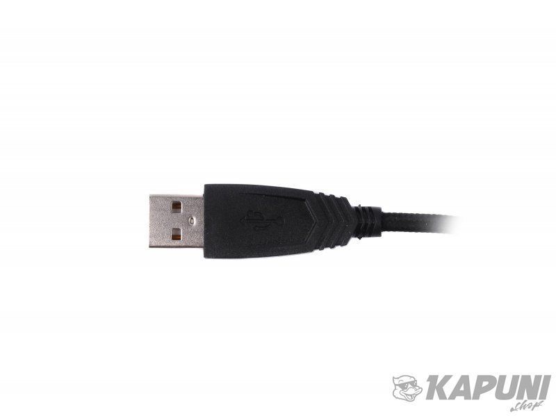 Гарнітура ігрова, USB 7.1, RGB підсвічування, чорний Maxxter Ghost Urban Ghost Urban фото