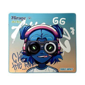 Килимок для миші ігровий Bloody, waterproof, 450 х 400 х5 мм Bloody BP-45W (Nyx Mirage) фото