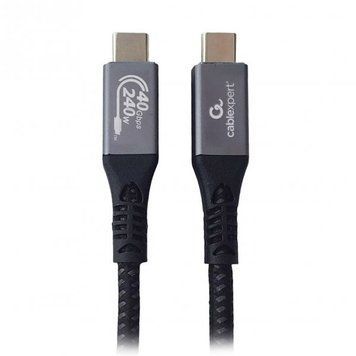 Кабель USB4 40Gbps, 240W(48V5A), 8K60Hz, C-папа/C-папа, 1,5 м, премиум, CCBP-USB4-CMCM240-1.5M CCBP-USB4-CMCM240-1.5M фото