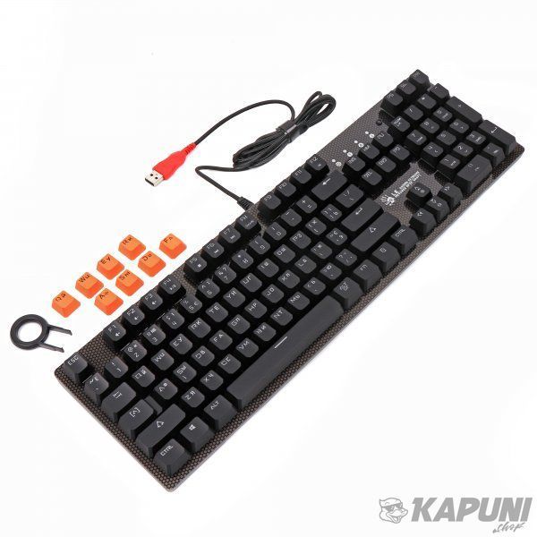 Клавиатура механическая игровая LK Blue, подсветка Orange, USB Bloody B800 (NetBee) B800 Bloody (NetBee) фото