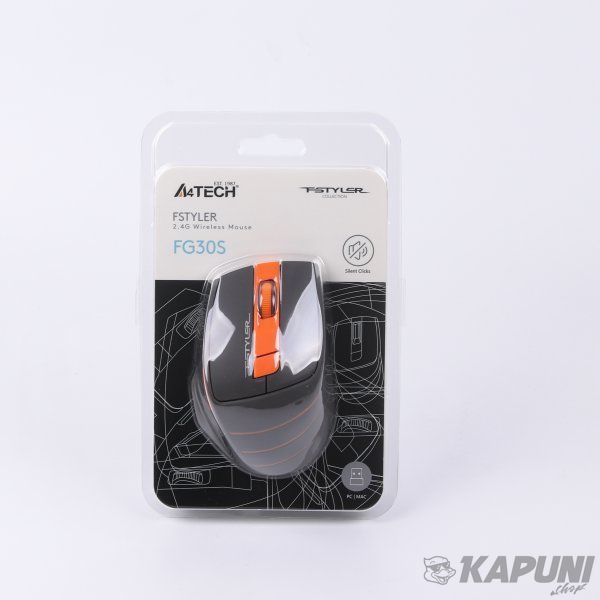Миша A4Tech Fstyler FG30S Wireless Orange FG30S (Orange) фото