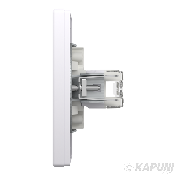 Компьютерная розетка Schneider Electric Asfora RJ45 кат. 6 UTP двойная белая EPH4800121 EPH4800121 фото