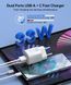 Сетевое зарядное устройство Choetech GaN 33W USB + Type-C White (PD5006-EU-WH) PD5006-EU-WH фото 2
