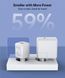 Сетевое зарядное устройство Choetech GaN 33W USB + Type-C White (PD5006-EU-WH) PD5006-EU-WH фото 4
