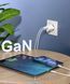 Сетевое зарядное устройство Choetech GaN 33W USB + Type-C White (PD5006-EU-WH) PD5006-EU-WH фото 6