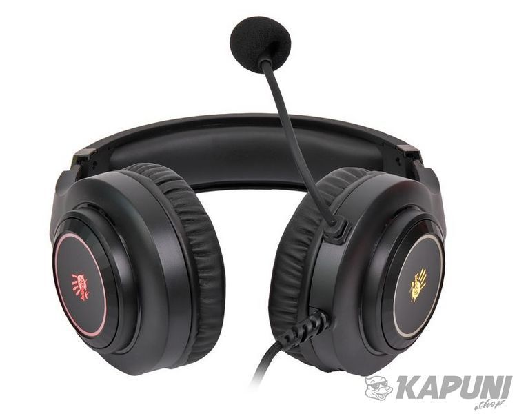 Игровые наушники с микрофоном, подсветка 7 цветов Bloody G220 Bloody (Black) фото