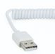 Кабель micro спіральний USB 2.0 A-тато/Micro B-тато, CC-mUSB2C-AMBM-6-W CC-mUSB2C-AMBM-6-W фото 3