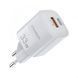 Сетевое зарядное устройство Choetech GaN 33W USB + Type-C White (PD5006-EU-WH) PD5006-EU-WH фото 1
