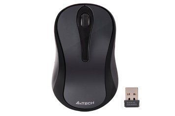 Мышь беспроводная V-Track USB, 1000 dpi A4Tech G3-280N (Glossy grey) G3-280N (Glossy grey) фото