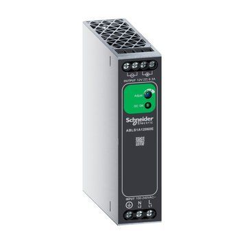 Блок живлення Schneider Electric ablse 100&hellip;240 В змінного струму 12 В 75 Вт на din рейку IP20 ABLS1A12060E ABLS1A12060E фото