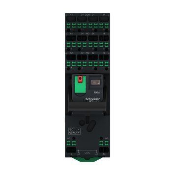 Миниатюрное предварительно собранное электромеханическое реле Harmony RXM с Push-in клеммами, 6A, 4CO, без LED, блокируемая кнопка тестирования ~230В Schneider Electric RXM4AB1P7PVP фото