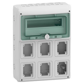 Щит Schneider Electric Mureva 12 модулей 6 отверстия IP65 13181 фото
