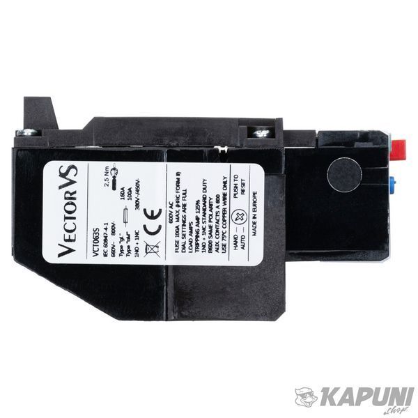 Теплове реле VCT від 20 до 32 А для VCN від 50 до 70 Vector VS VCT032S VCT032S фото