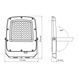 LED прожектор VIDEX F5 50W 3000-5000-6500K 230V White VL-F5-050CW 29254 фото 15