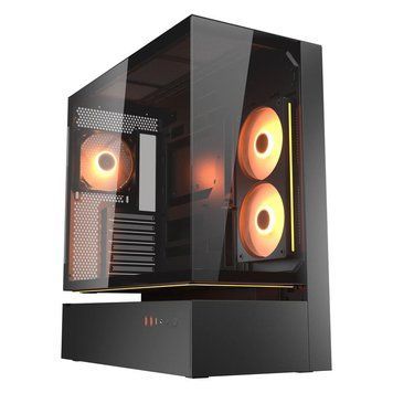 Игровой корпус, 3*120 mm ARGB предустановленный, Type-C x1, USB3.0 x2, Audio x1 Cougar CFV235 Black фото