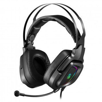 Ігрові навушники з мікрофоном, Hi Fi, 7.1 віртуальний звук, RGB підсвічування, USB Bloody G570 Bloody (Black) G570 Bloody (Black) фото