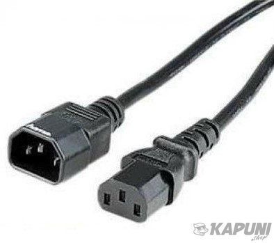 Кабель силовой, С13-С14, длина 4.5м, 3*0.5мм кв. Cablexpert PC-189-15 PC-189-15 фото