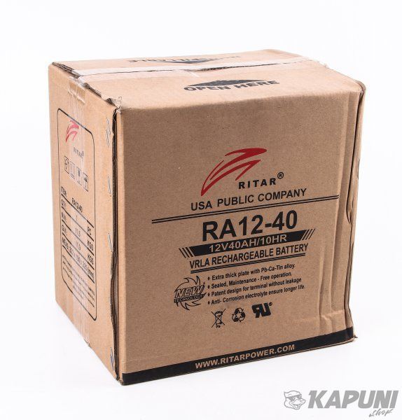 Акумуляторна батарея Ritar 12 В 40 Aгод RA12-40 RA12-40 фото
