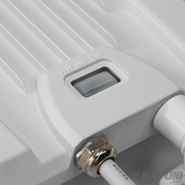 LED прожектор VIDEX F5 50W 3000-5000-6500K с датчиком руху 230V White VL-F5-050CW-S 29262 фото
