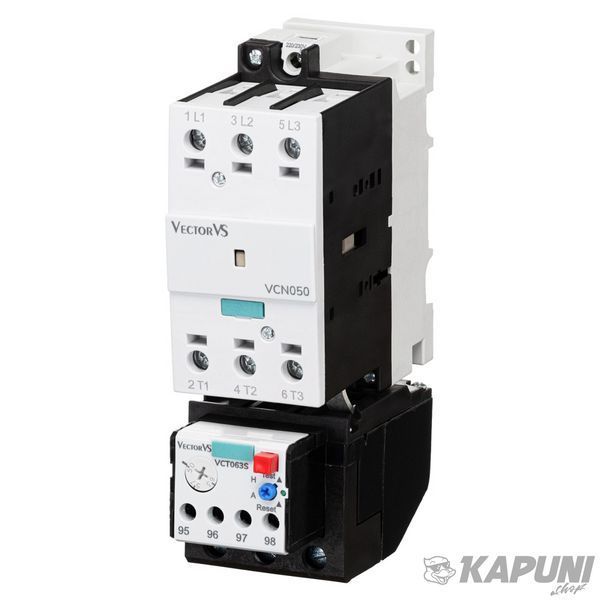 Тепловое реле VCT от 32 до 50 А для VCN от 50 до 70 Vector VS VCT050S VCT050S фото
