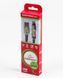 Кабель USB 2.0 А-тато/Lightning/Micro USB, 1.0 м, преміум, плоский, 2.4 А, CCPB-ML-USB-05BK CCPB-ML-USB-05BK фото 5
