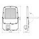 LED прожектор VIDEX F5 50W 3000-5000-6500K с датчиком руху 230V White VL-F5-050CW-S 29262 фото 18