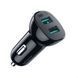 Автомобільний зарядний пристрій Choetech 36W QC 2хUSB Black (C0051-BK) C0051-BK фото 3