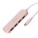 Хаб USB 3.2, 10Gbps, USB-C на 4 USB-A, красный J5create JCH341ER-N фото 2
