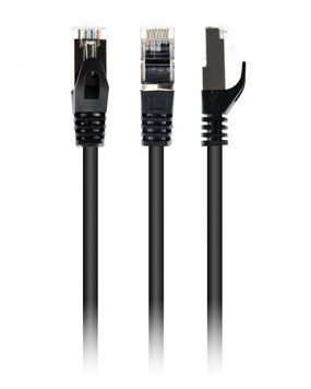 Патч корд, S/FTP, литой, 50u" штекер с фиксатором, 5 м, черный Cablexpert PP6A-LSZHCU-BK-5M PP6A-LSZHCU-BK-5M фото
