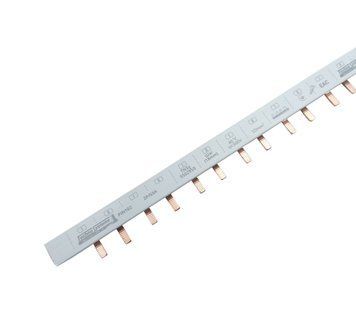 Шина з&rsquo;єднувальна PIN102 2Р 63А 10мм2 54мод. 1м. (штир) TNSy TNSy5502959 фото