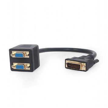 Розгалужувач DVI сигналу, на 2 порти VGA Cablexpert A-DVI-2VGA-01 фото