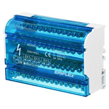 Четырехполюсная колодка nVent ERIFLEX TD 80/100ALL 14 выходов 563940 563940 фото
