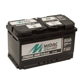 MIDAC Itineris Акумулятор автомобільний 12V 80Ah START/STOP 580.901.080 фото