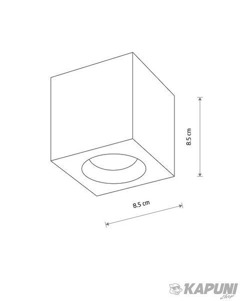 Точковий світильник Nowodvorski 10720 Parana GU10 1x15W IP44 Brass 10720 фото