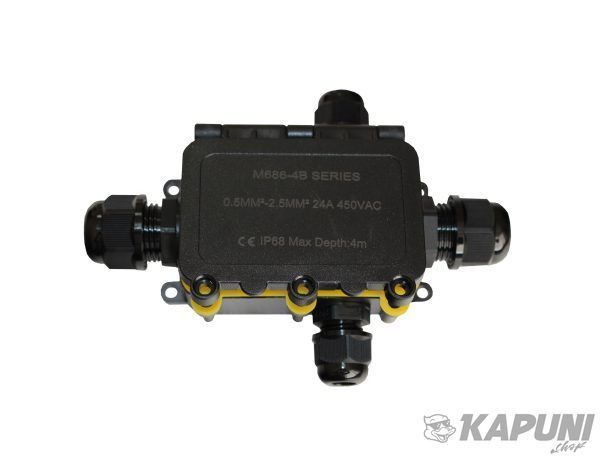 Распределительная коробка М686-4 IP68 с клеммой 24А TNSy TNSy5506531 фото