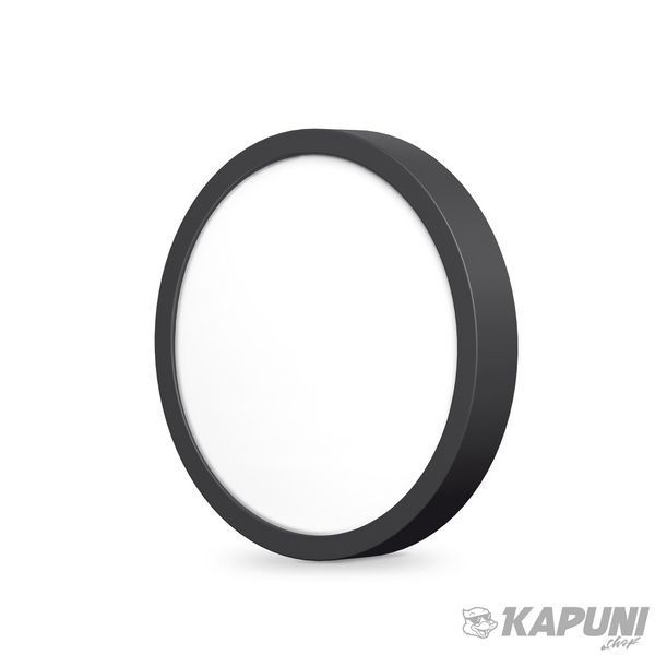 LED Світильник круглий накладний VIDEX 18W 5000K Black VL-DLRS-185B 27799 фото