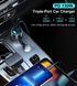 Автомобільний зарядний пристрій Choetech 130W USB + 2хType-C Black (TC0011-BK) TC0011-BK фото 8