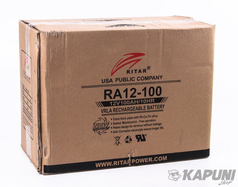 Акумуляторна батарея Ritar 12 В 100 Aгод RA12-100 RA12-100 фото