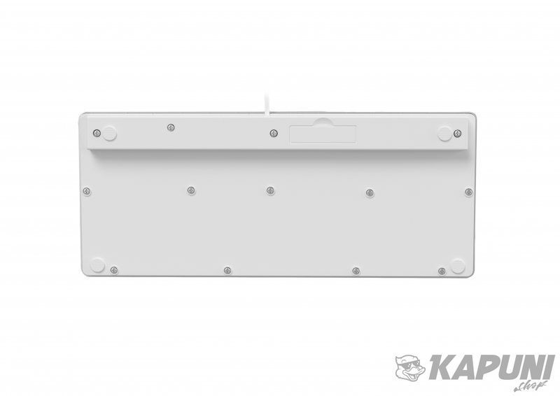 Проволока мини-клавиатура Maxxter, влагозащищенная, белая KBM-C01W-UA KBM-C01W-UA фото