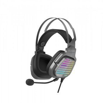 Ігрові навушники з мікрофоном, Hi Fi, 7.1 віртуальний звук, RGB підсвічування, USB Bloody G560 (Gun Grey) G560 (Gun Grey) фото