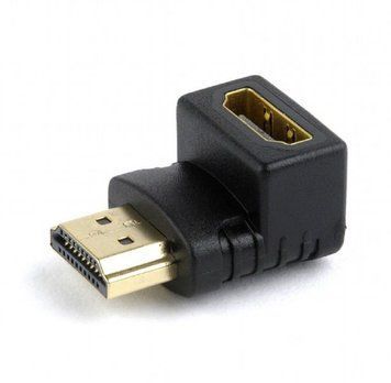 Перехідник кутовий HDMI з'єднувач, 90 градусів Cablexpert A-HDMI90-FML A-HDMI90-FML фото