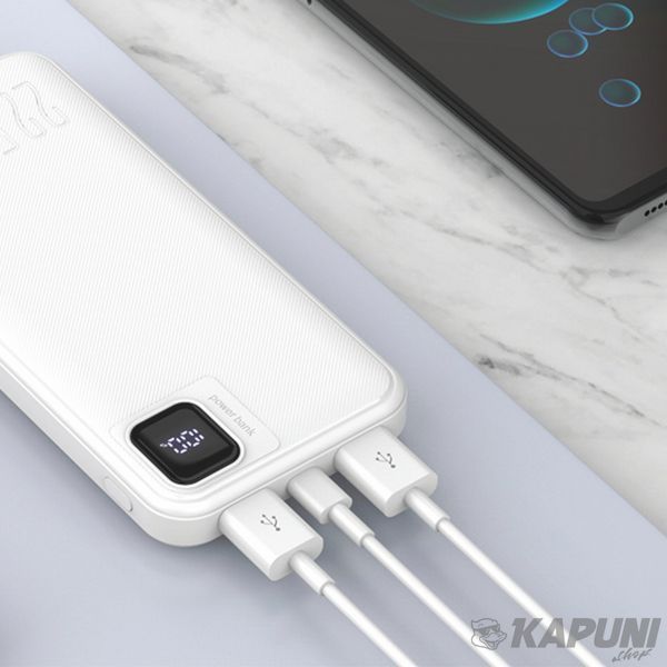 Повербанк 10000mAh TITANUM WQ55 22.5W White TPB-WQ55-W 28289 фото