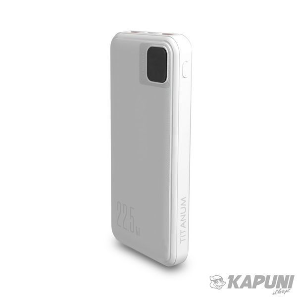 Повербанк 10000mAh TITANUM WQ55 22.5W White TPB-WQ55-W 28289 фото