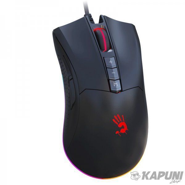 Ігрова миша Bloody, RGB, 16000 CPI, 20M натискань ES9 Plus (Stone black) ES9 Plus (Stone black) фото