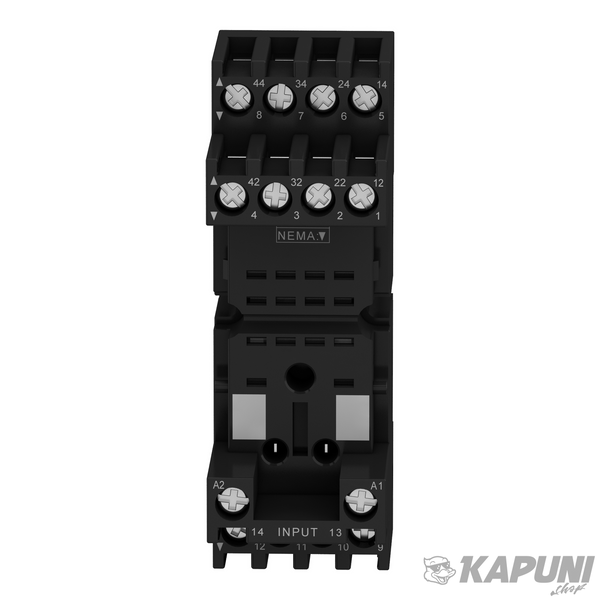 Реле часу Schneider Electric Розетка для реле типу RXM2/4 RXZE2M114M RXZE2M114M фото