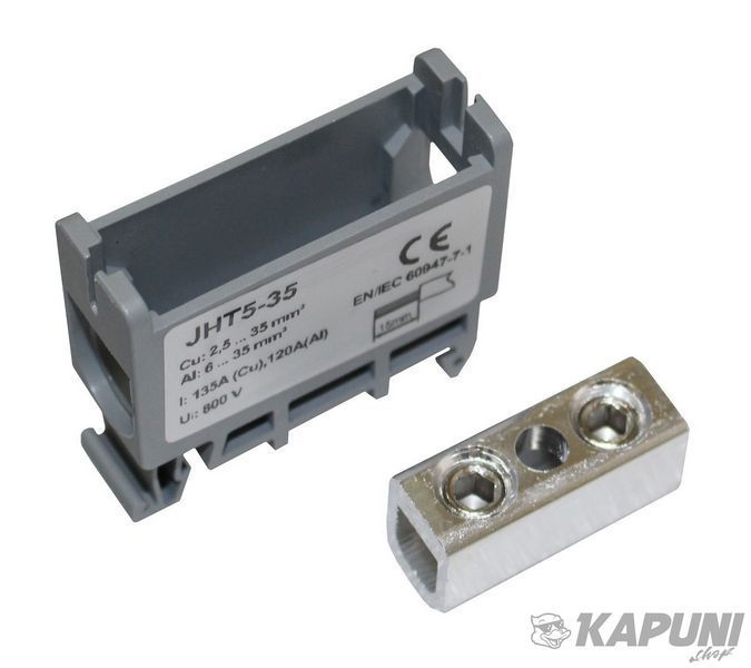 Клема силова TechnoSystems СКНГ-JHT5-35 6-35мм2 120А &ldquo;N&rdquo; синій TNSy5506544 TNSy5506544 фото
