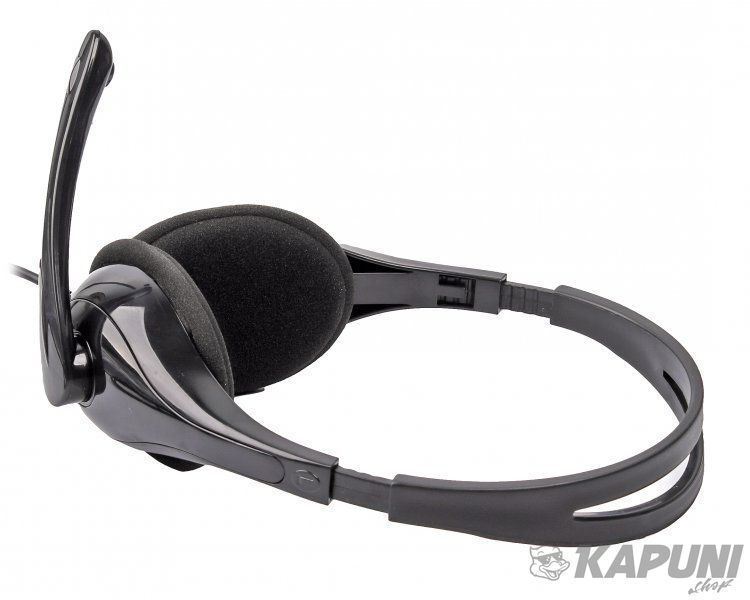 Навушники з мікрофоном та регулюванням звуку A4Tech HS-9 (Black) HS-9 (Black) фото