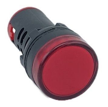 Лампа AD22DS d22mm 12В AC/DC красный TNSy TNSy5502203 фото