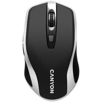 CANYON mouse MW-19 Wireless Charge Black Silver CNS-CMSW19B фото